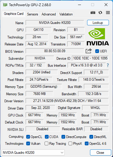 Dell Desktop - Precision 5820 Tower