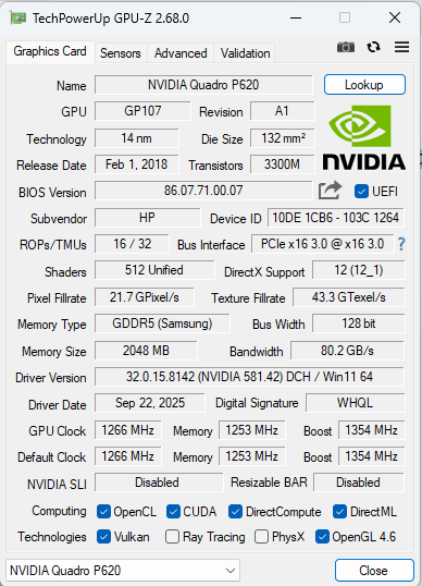 HP Desktop - Z2 SFF G4 Workstation