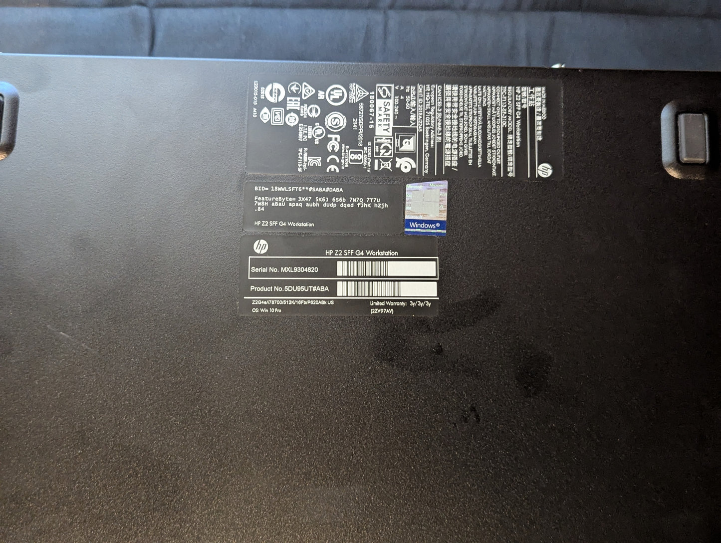 HP Desktop - Z2 SFF G4 Workstation