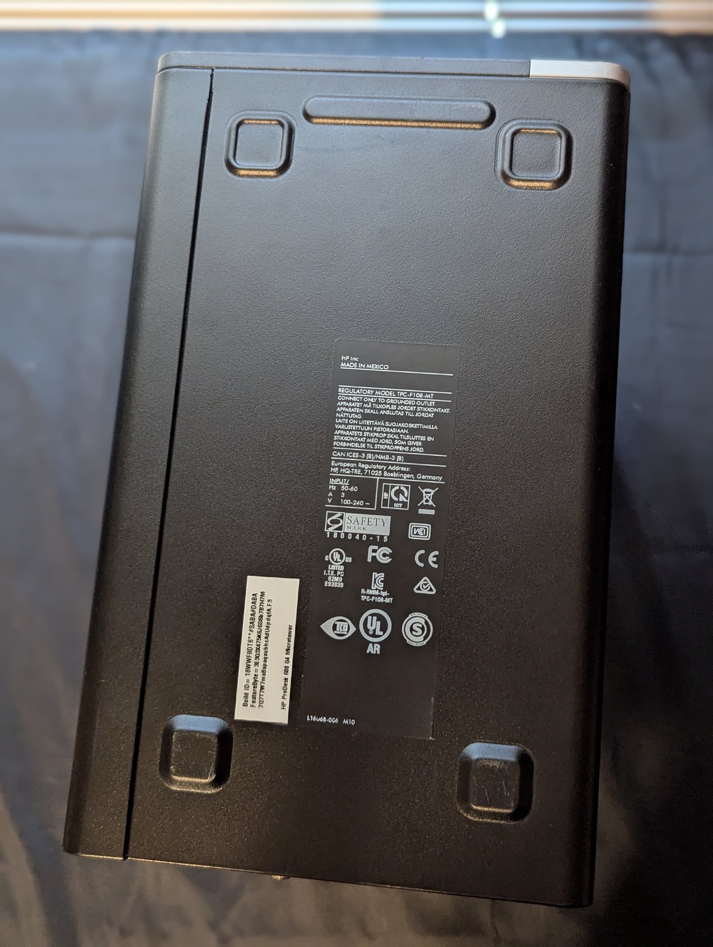 HP Desktop - ProDesk 600 G4 MT
