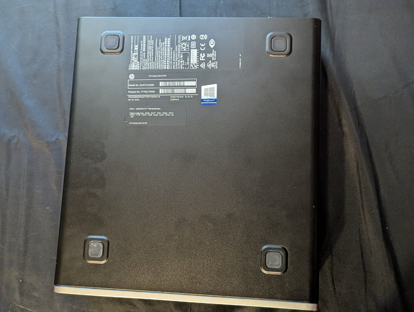 HP Desktop - ProDesk 600 G3 SFF