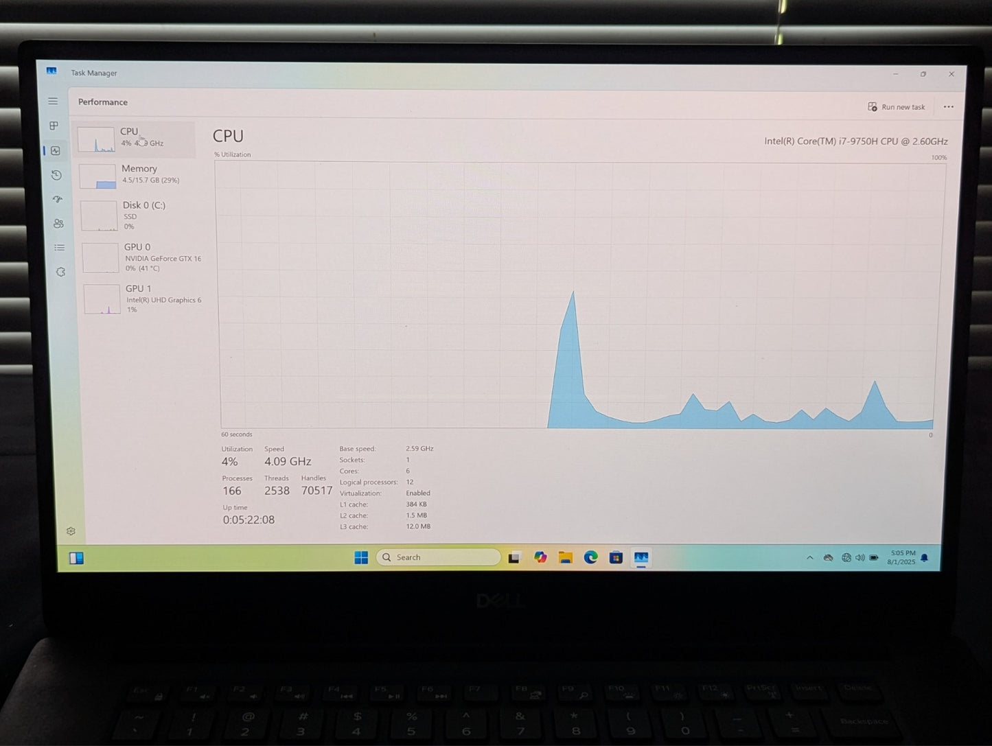 Dell Laptop – XPS 15 7590