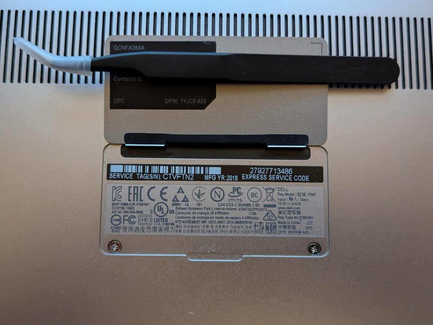 Dell Laptop – XPS 15 9560