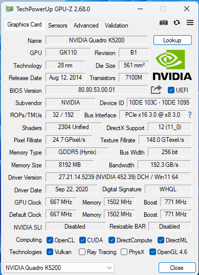 Dell Desktop - Precision 5820 Tower