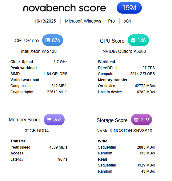 Dell Desktop - Precision 5820 Tower