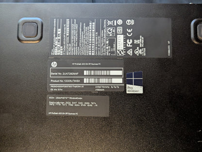 HP Desktop - ProDesk 400 G4 SFF